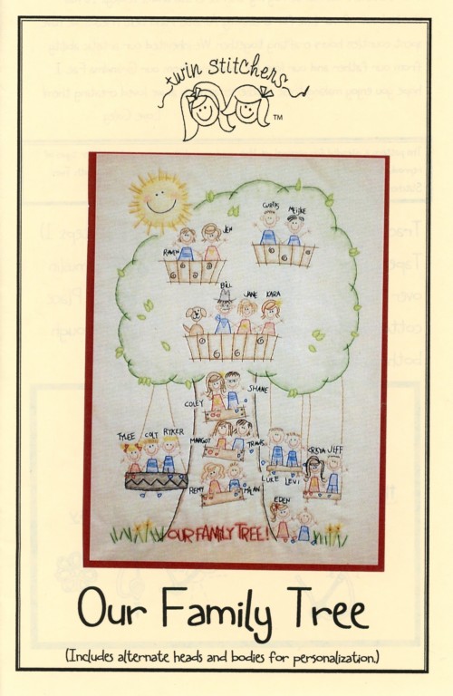 Our Family Tree Embroidery Pattern