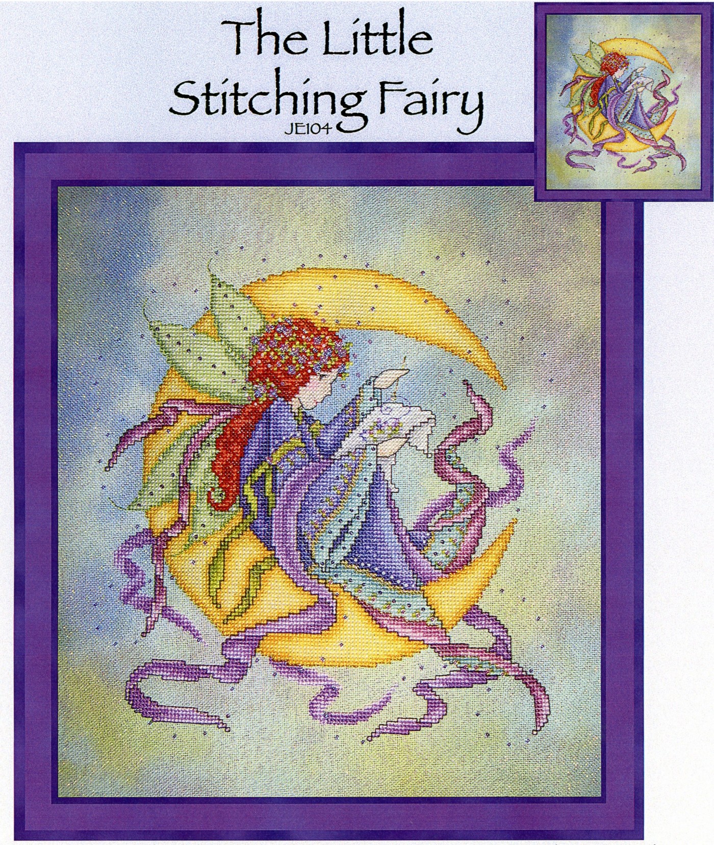 The Little Stitching Fairy Cross Stitch Pattern Embroidery Patterns by ...