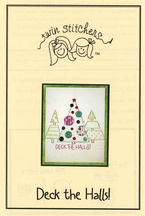 Deck the Halls Embroidery Pattern