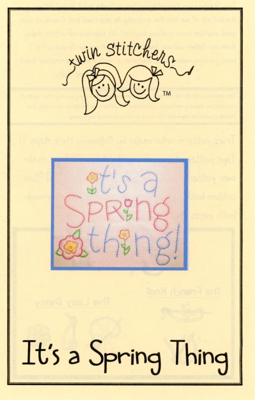 It's a Spring Thing Embroidery Pattern