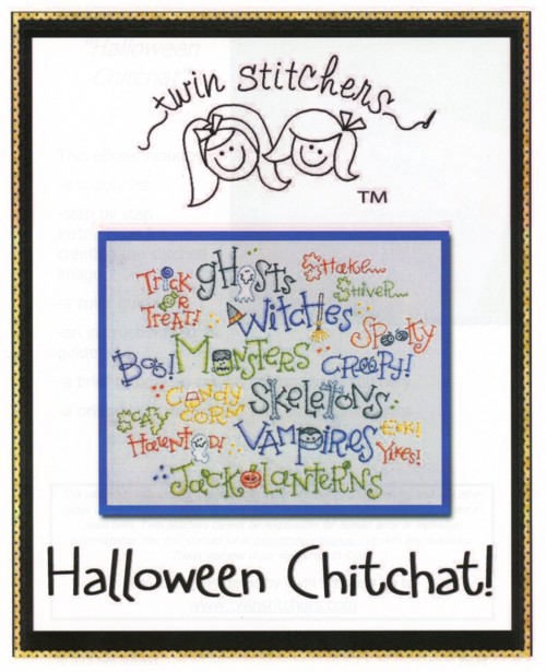 Halloween Chitchat Embroidery Pattern