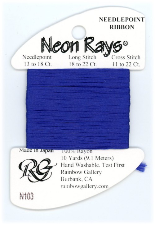 Rainbow Gallery Neon Rays / N103 Indigo Blue