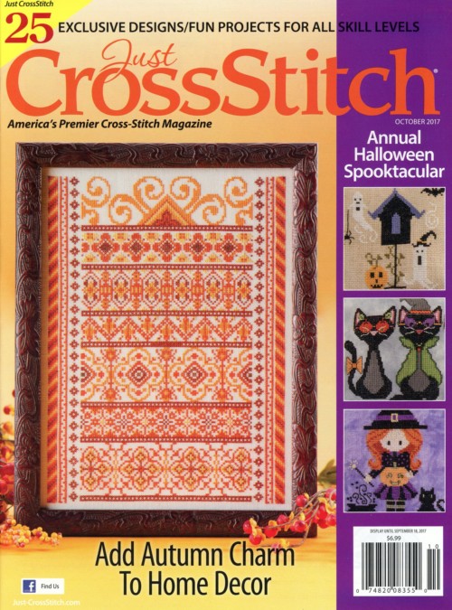 Just Cross Stitch Magazine June 2018 -   Cross stitch magazines,  Stitch magazine, Just cross stitch