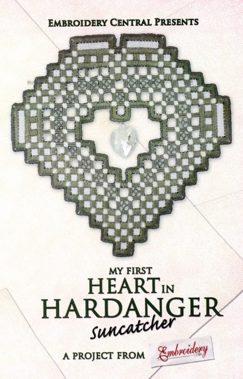 My First Heart in Hardanger Suncatcher Pattern