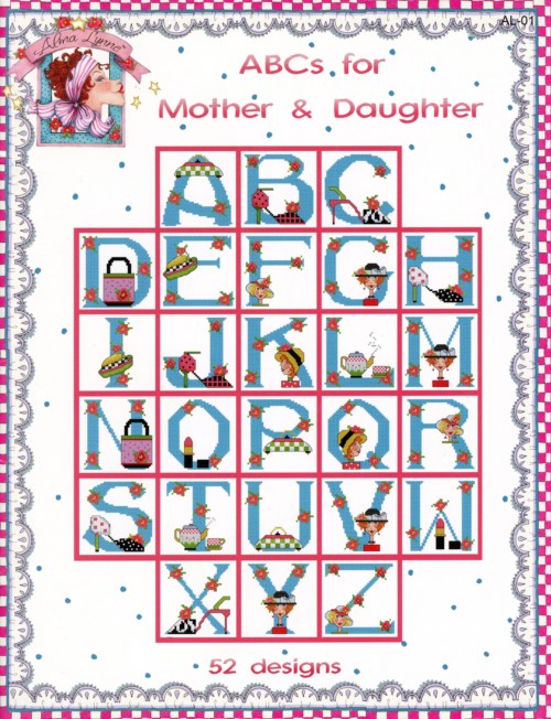ABC's For Mother & Daughter - Cross Stitch Book