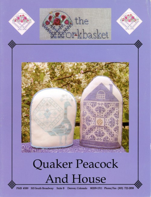Quaker Peacock And House Cross Stitch Patterns