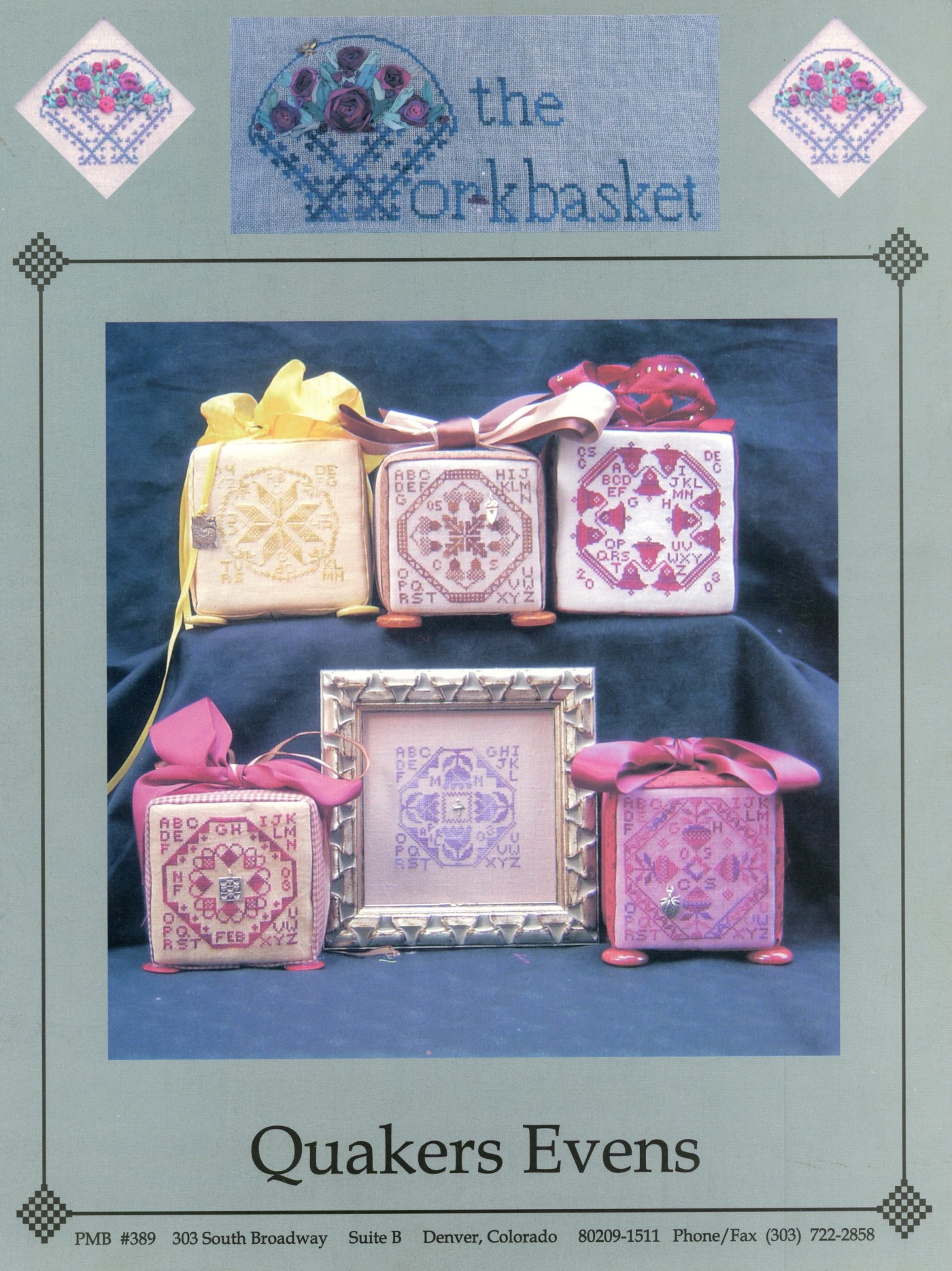 Quakers Evens Cross Stitch Patterns Embroidery Patterns by The Workbasket