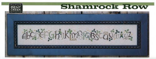 Shamrock Row Cross Stitch Pattern