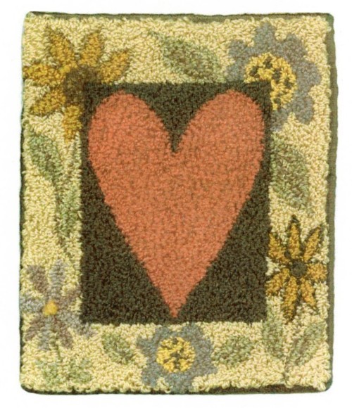 Punchneedle Pattern - Harvest Heart