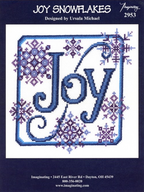 Joy Snowflakes Cross Stitch Pattern