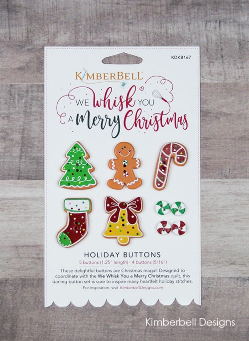 Kimberbell We Whisk You a Merry Christmas, Holiday Buttons