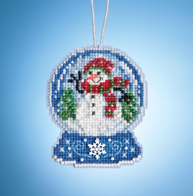 Snowman Globe (2019) Cross Stitch Kit