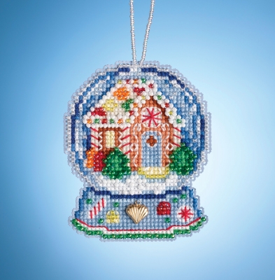 Gingerbread House Globe (2019) Cross Stitch Kit
