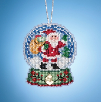 Santa Globe (2019) Cross Stitch Kit