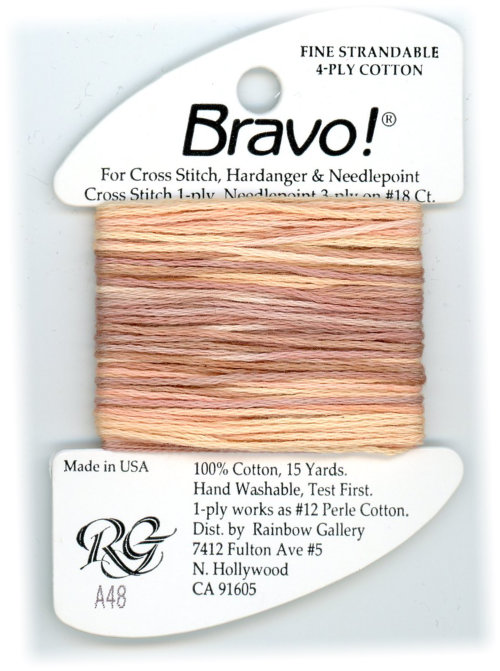 Bravo! Strandable 4 ply cotton floss / A48 Adobe