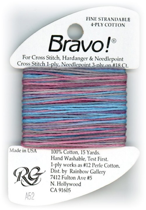 Bravo! Strandable 4 ply cotton floss / A52 Normandy