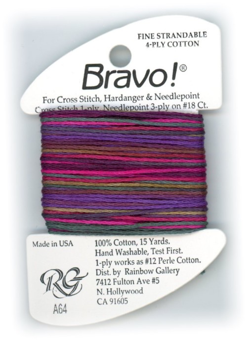 Bravo! Strandable 4 ply cotton floss / A64 Preserves