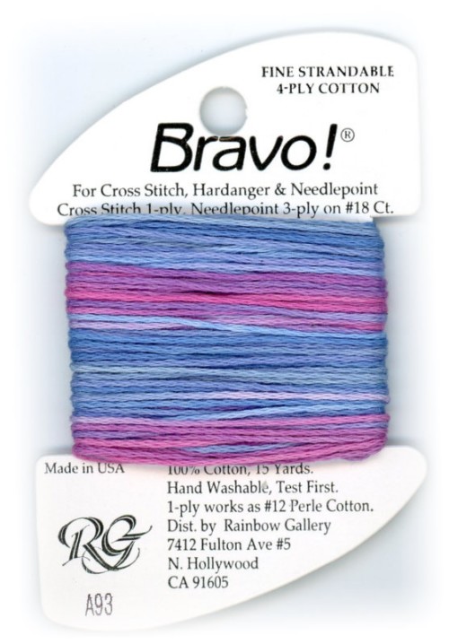 Bravo! Strandable 4 ply cotton floss / A93 Williamsburg