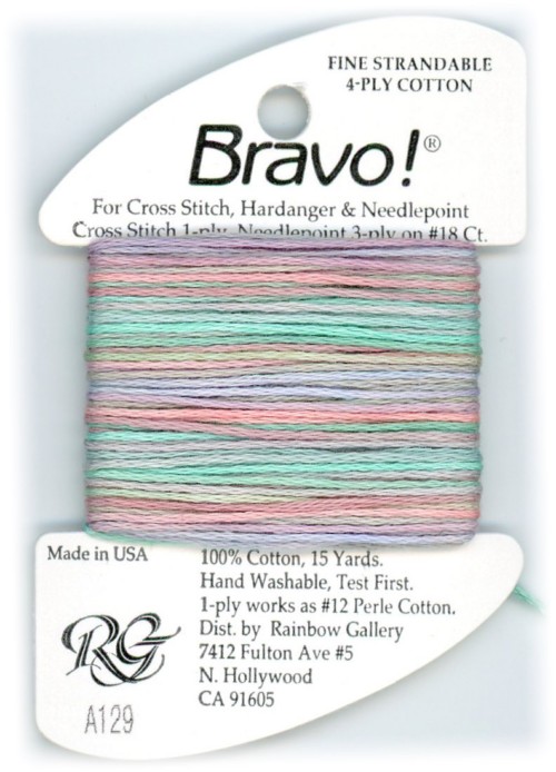 Bravo! Strandable 4 ply cotton floss / A129 Scottsdale