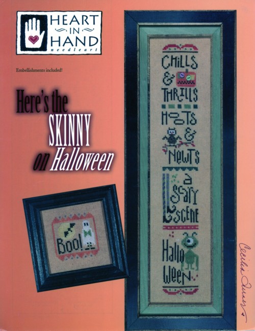 The Skinny on Halloween Cross Stitch Pattern