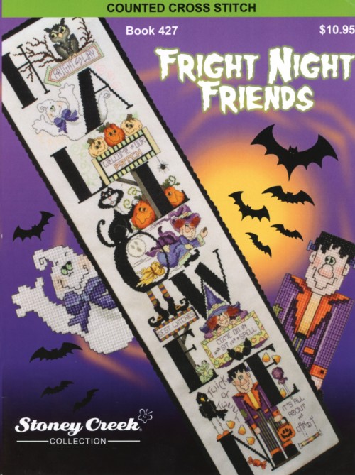 Fright Night Friends Cross Stitch Pattern
