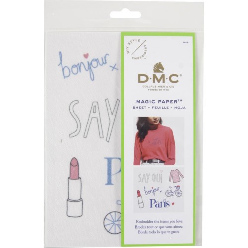 DMC Magic Paper - Embroidery Tracing Paper Embroidery Patterns by DMC