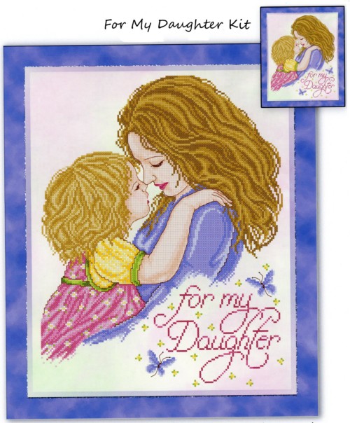 For My Daughter Cross Stitch Kit