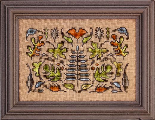 Leaves Cross-Stitch Pattern