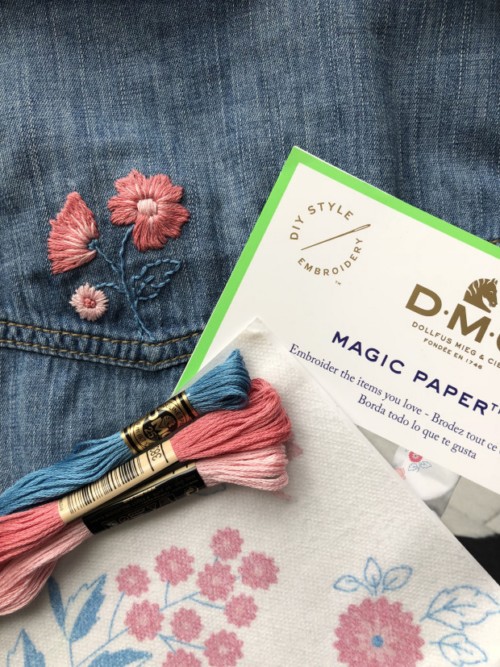 DMC Magic Paper - Embroidery Tracing Paper Embroidery Patterns by DMC