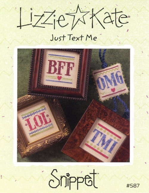 Just Text Me Snippet Cross Stitch Pattern