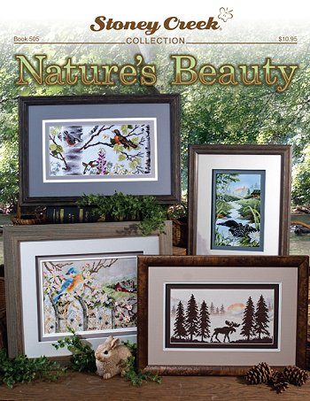Nature's Beauty Cross Stitch Book Embroidery Patterns by Stoney Creek