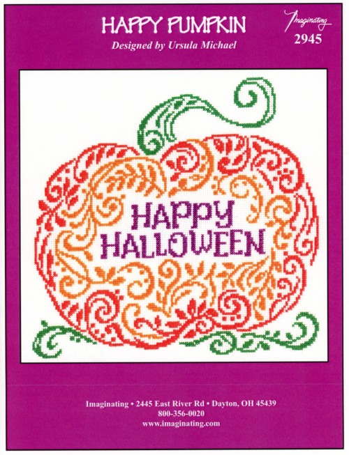 Happy Pumpkin Cross Stitch Pattern