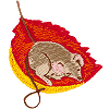 Mouse on a Leaf 