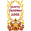 Reindeer Monogram (Merry Christmas 2002)