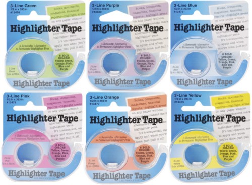 Removable Highlighter Tape / Purple