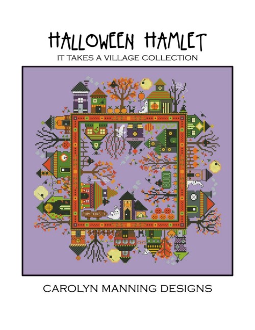 Halloween Hamlet Cross Stitch Pattern