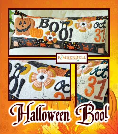 Halloween Boo! Bench Pillow Machine Embroidery CD by Kimberbell