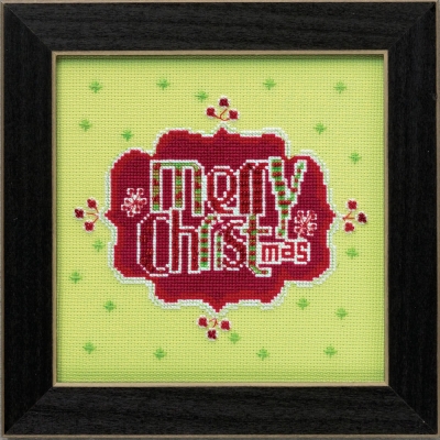 Merry Christmas  Cross Stitch Kit