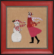 Red Winter Gift (Red Ladies Collection) Cross Stitch Kit