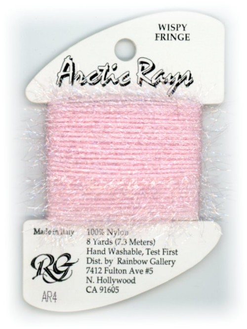 Rainbow Gallery Arctic Rays Wispy Fringe Yarn / AR4 Pink