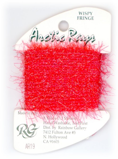 Rainbow Gallery Arctic Rays Wispy Fringe Yarn / AR19 Fuchsia