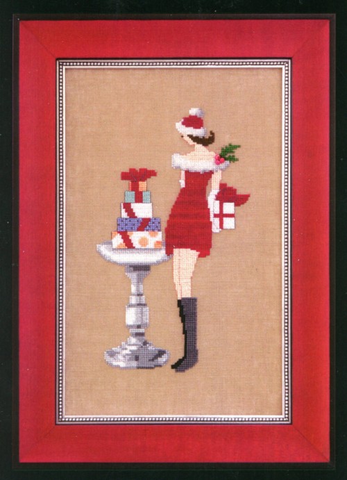 Red Dress Gifts (Red Ladies Collection) Cross Stitch Pattern
