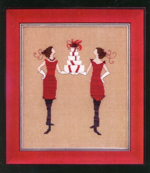 Red Gifts (Red Ladies Collection) Cross Stitch Pattern