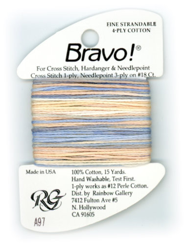 Bravo! Strandable 4 ply cotton floss / A97 Nevada