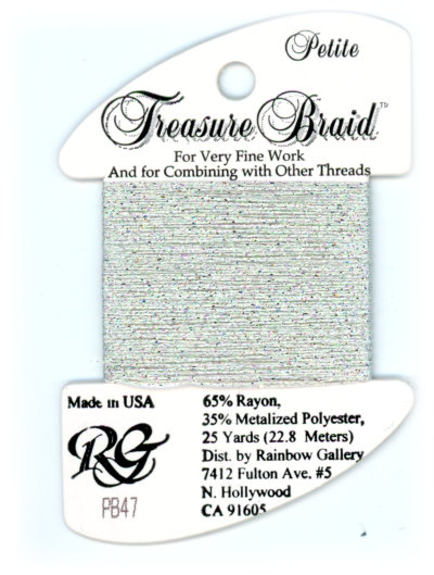Rainbow Gallery Petite Treasure Braid / PB47 lce