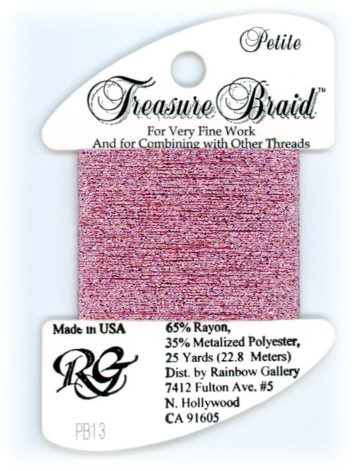 Rainbow Gallery Petite Treasure Braid / PB13 Pink