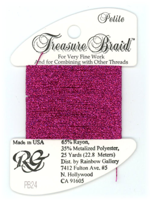 Rainbow Gallery Petite Treasure Braid / PB24 Rose