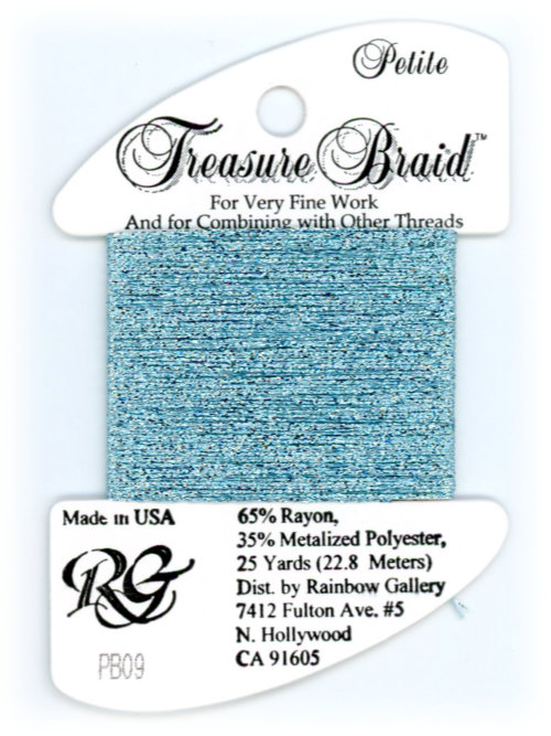 Rainbow Gallery Petite Treasure Braid / PB09 Sky Blue