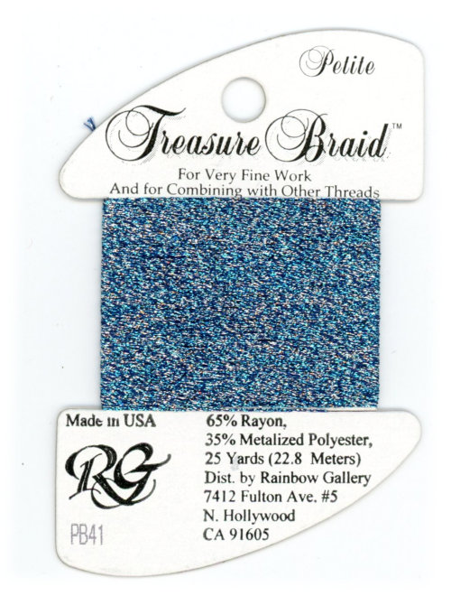 Rainbow Gallery Petite Treasure Braid / PB41 Twilite Waters