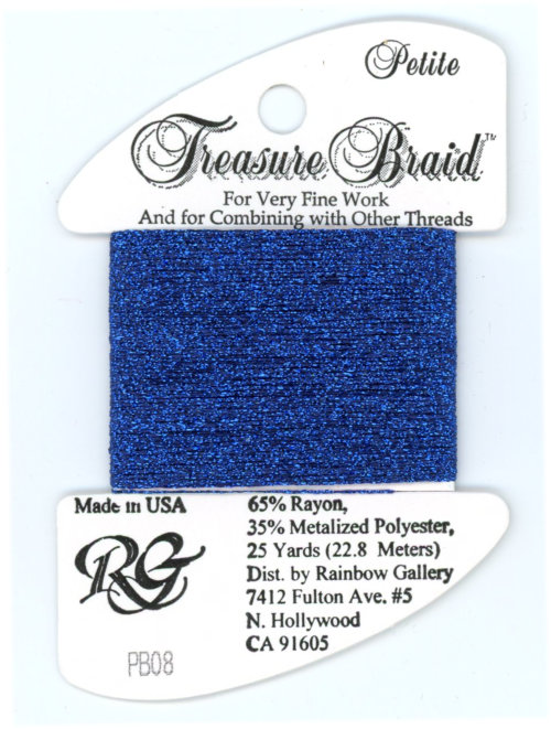 Rainbow Gallery Petite Treasure Braid / PB08 Royal Blue